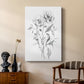 Wild Roses Sketch - Canvas Art Print
