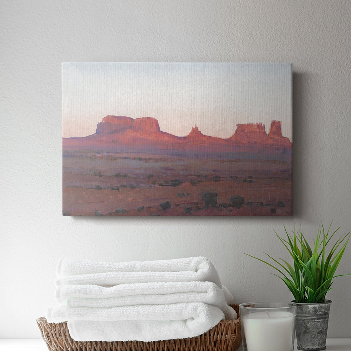 Red Rocks at Dusk II - Canvas Art Print