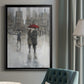 Rain in The City II - Modern Framed Canvas Print