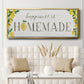 Homemade Lemons - Floater Framed Canvas Print