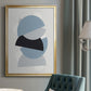 Shapely Blues I - Modern Framed Canvas Print