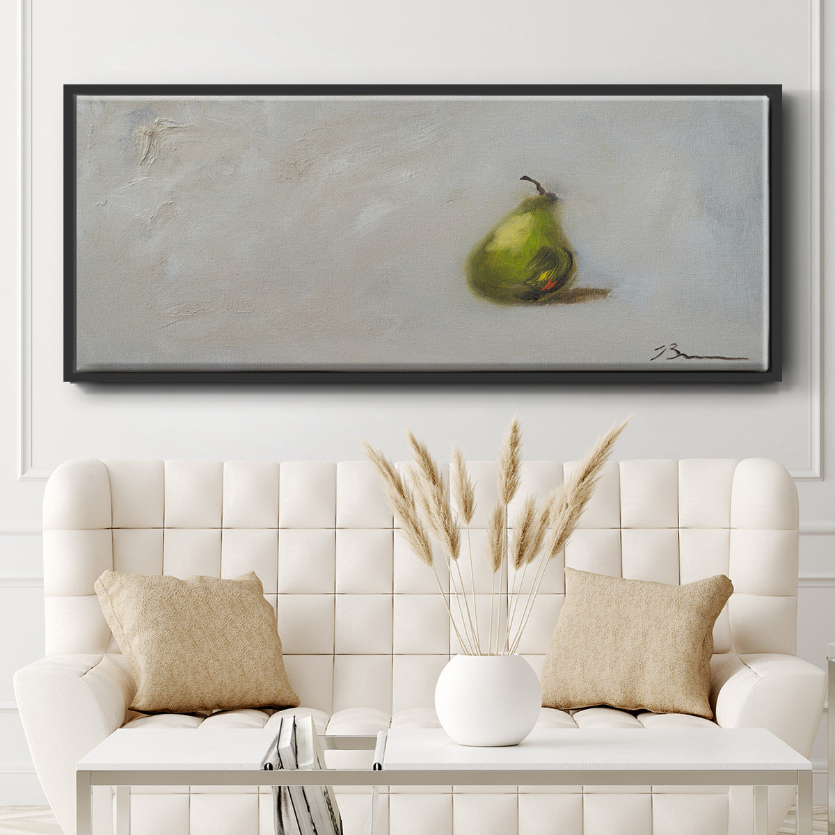 Prickless Pear - Floater Framed Canvas Print
