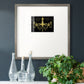 Golden Chandelier Premium Framed Print Double Matboard