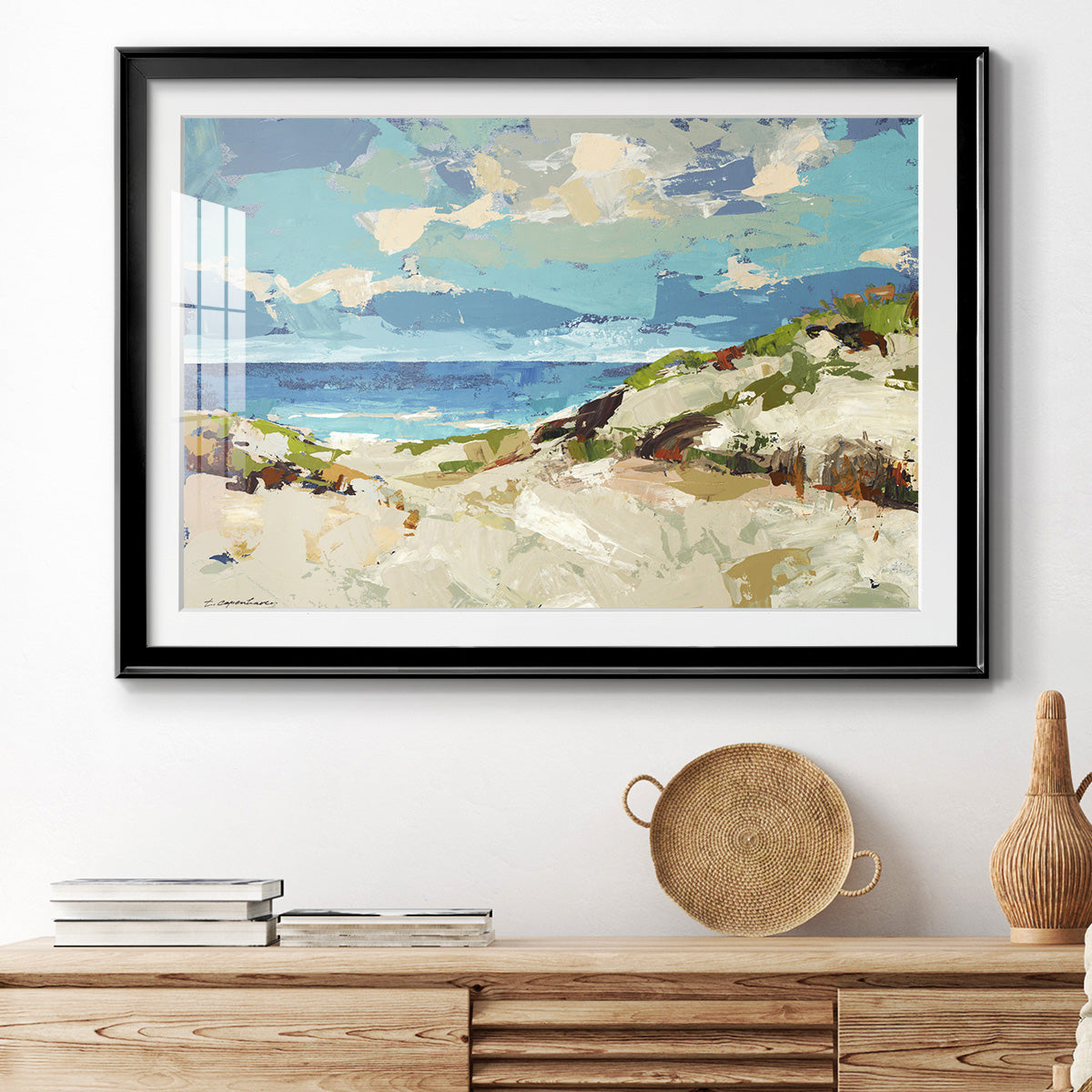 Dunes I Premium Framed Print - Ready to Hang