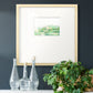 Green Mist Vista II Premium Framed Print Double Matboard