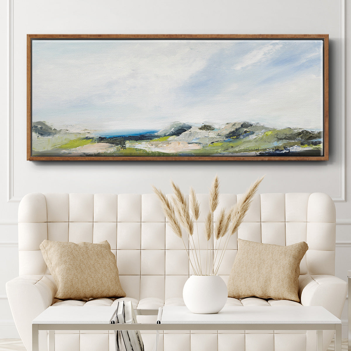 The Earth Sings - Floater Framed Canvas Print