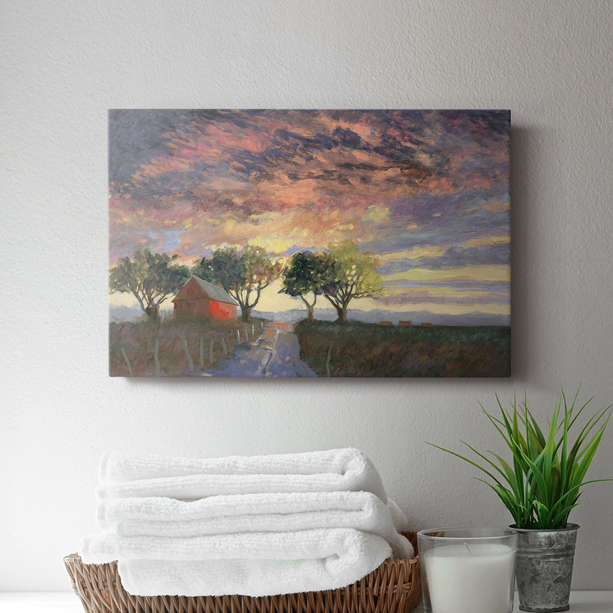 Fire in the Sky - Canvas Art Print