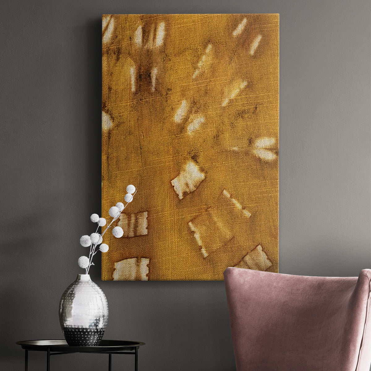 Turmeric Sunrise III Premium Gallery Wrapped Canvas - Ready to Hang