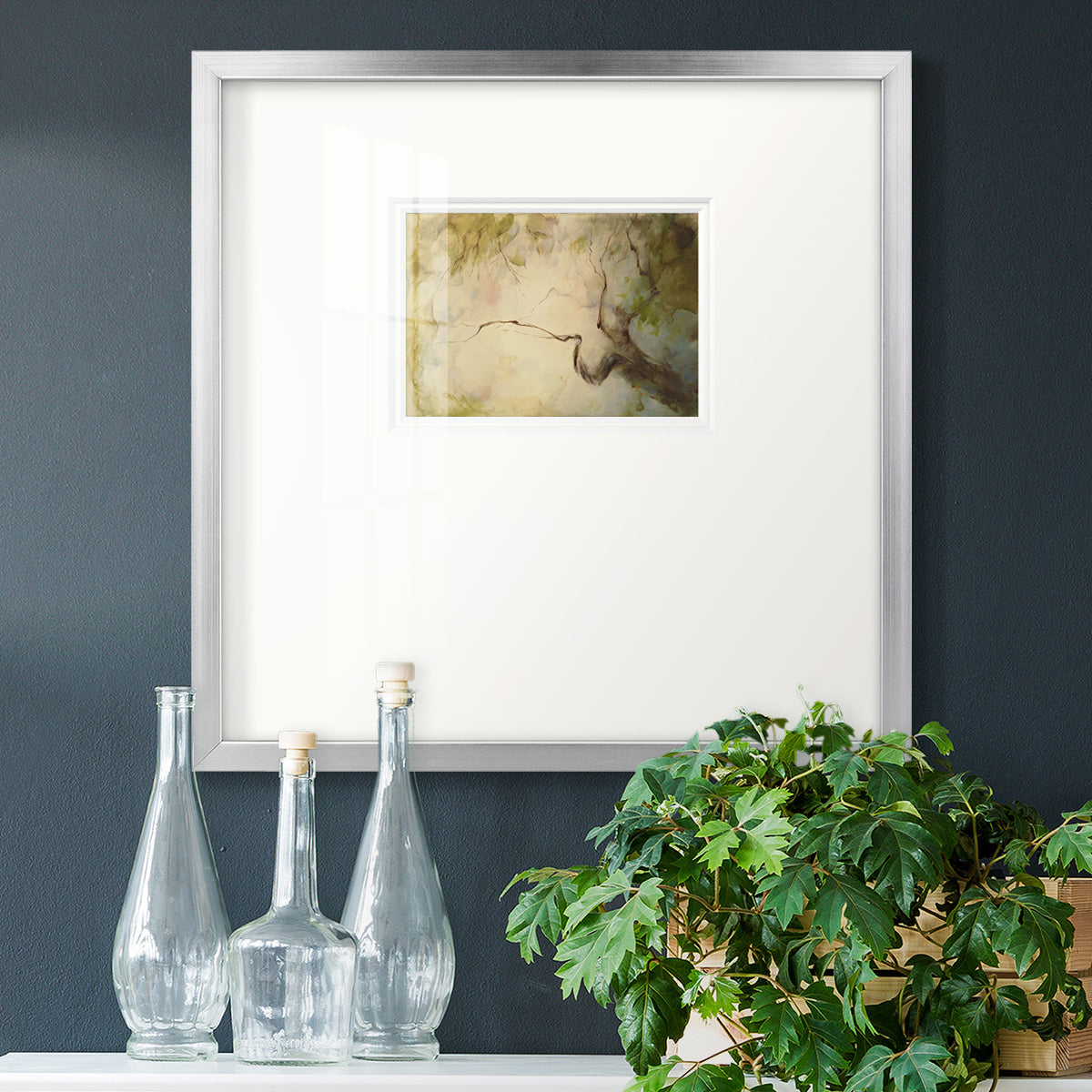 Verdant April- Premium Framed Print Double Matboard