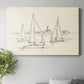 Coastal Contour Sketch II - Canvas Art Print