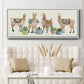 Llama Party - Floater Framed Canvas Print
