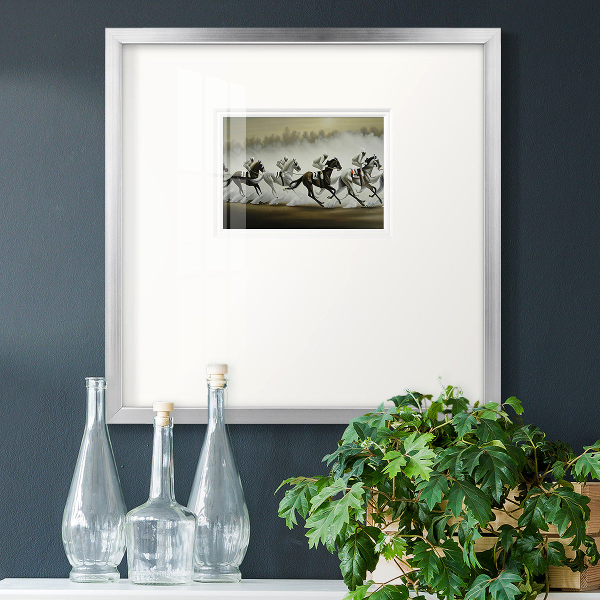 Dusty Race Premium Framed Print Double Matboard