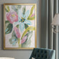 Floral Breeze Fresco  I - Modern Framed Canvas Print