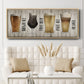 Beer Chart I - Floater Framed Canvas Print