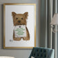 Love and Yorkshire Terrier - Modern Framed Canvas Print