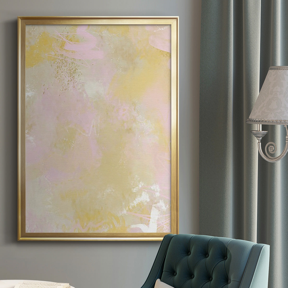 Lily's Laugh II - Modern Framed Canvas Print