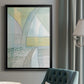 Mint Reflection II - Modern Framed Canvas Print