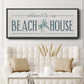 Our Beach House - Floater Framed Canvas Print
