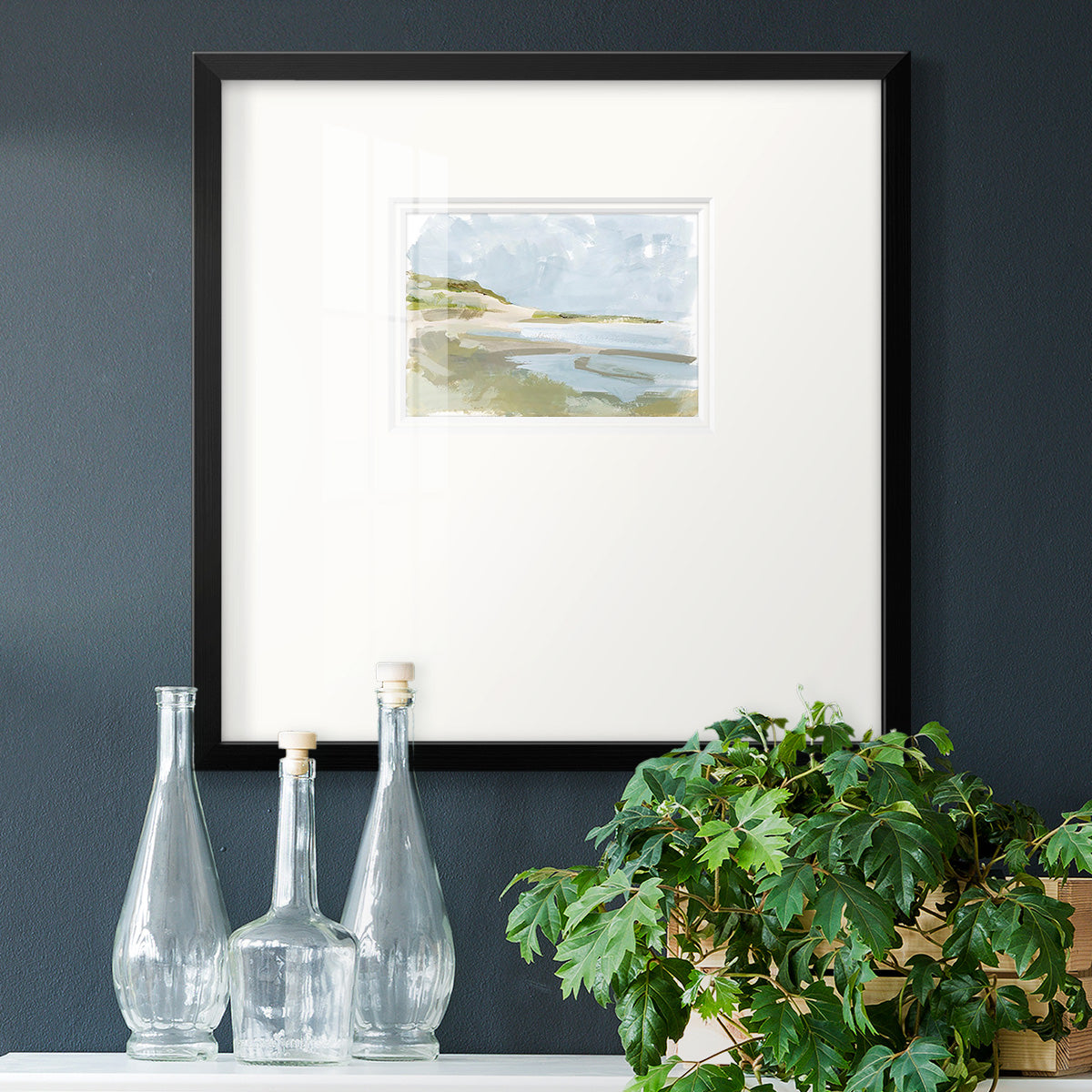 Sea Cove Impression II Premium Framed Print Double Matboard