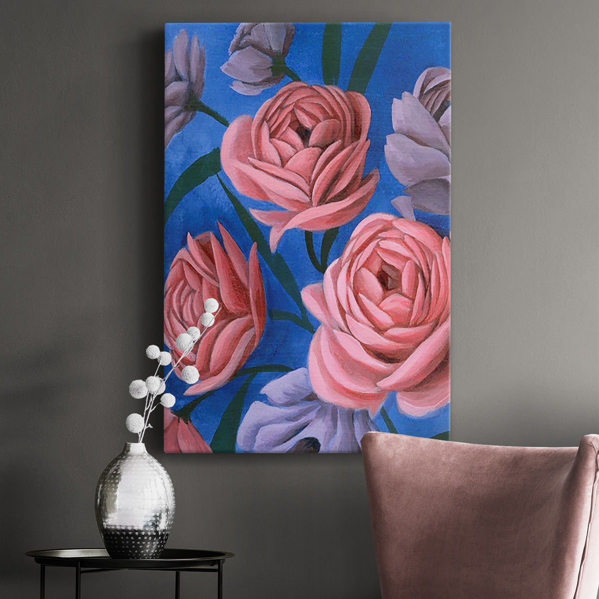 Layered Petals I - Canvas Art Print