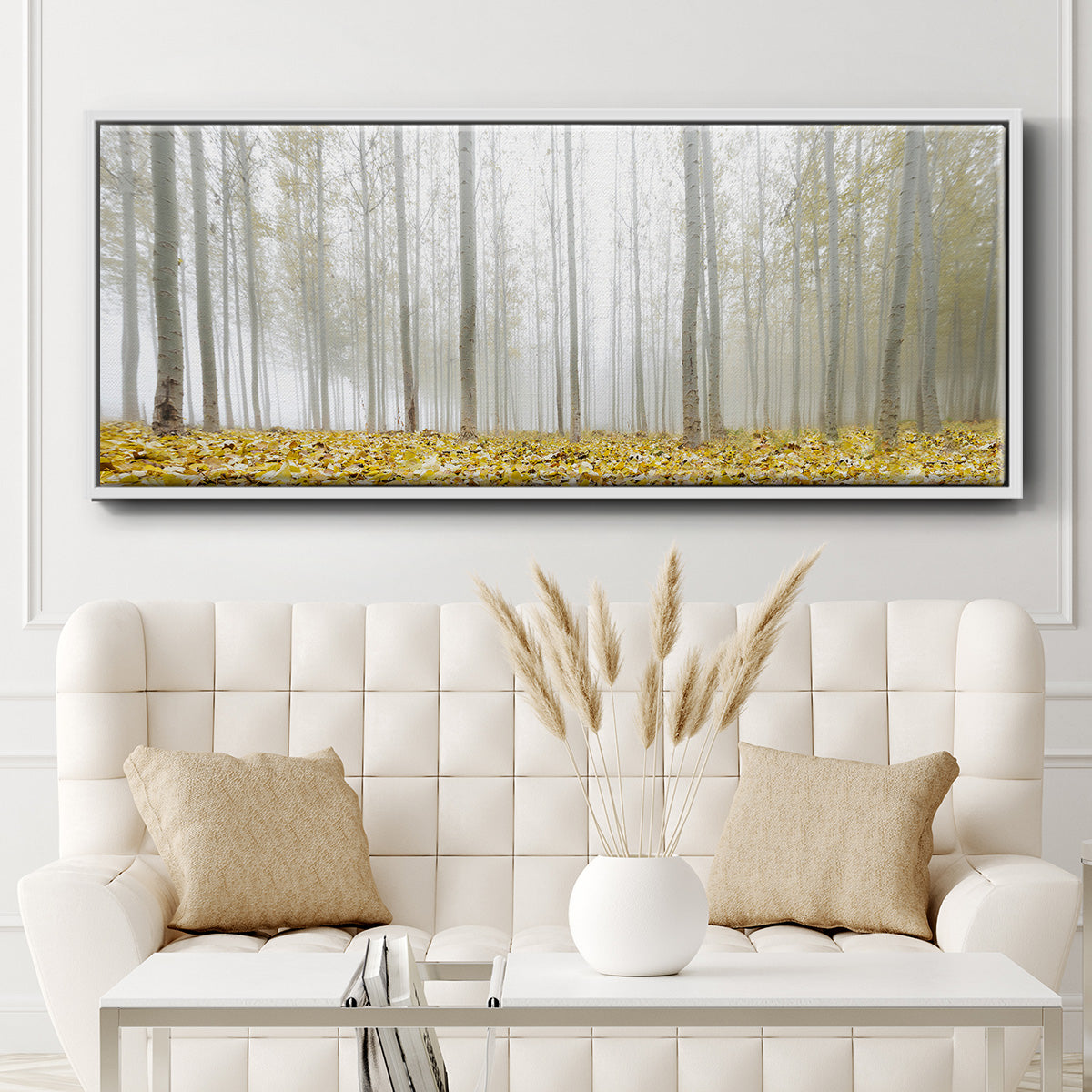 Poplar Grove - Floater Framed Canvas Print