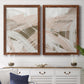 Earthtone Swipe I - Premium Framed Canvas 2 Piece Set - Ready to Hang