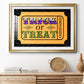 Trick or Treat Ticket Premium Framed Print - Ready to Hang