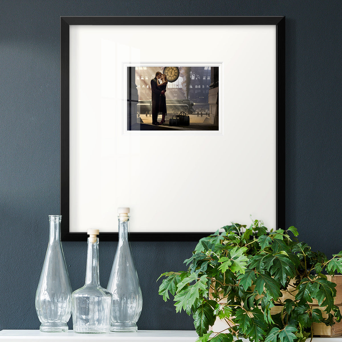 Au Revoir Premium Framed Print Double Matboard