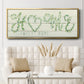 Shiplap Vines Home - Floater Framed Canvas Print