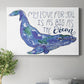 Whale Love II Premium Gallery Wrapped Canvas - Ready to Hang