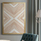 Diametric Clementine II - Modern Framed Canvas Print