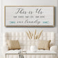 Us and Our Laundry - Floater Framed Canvas Print