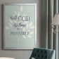 All Things - Modern Framed Canvas Print