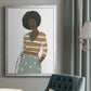 Fashion Vignette II - Modern Framed Canvas Print