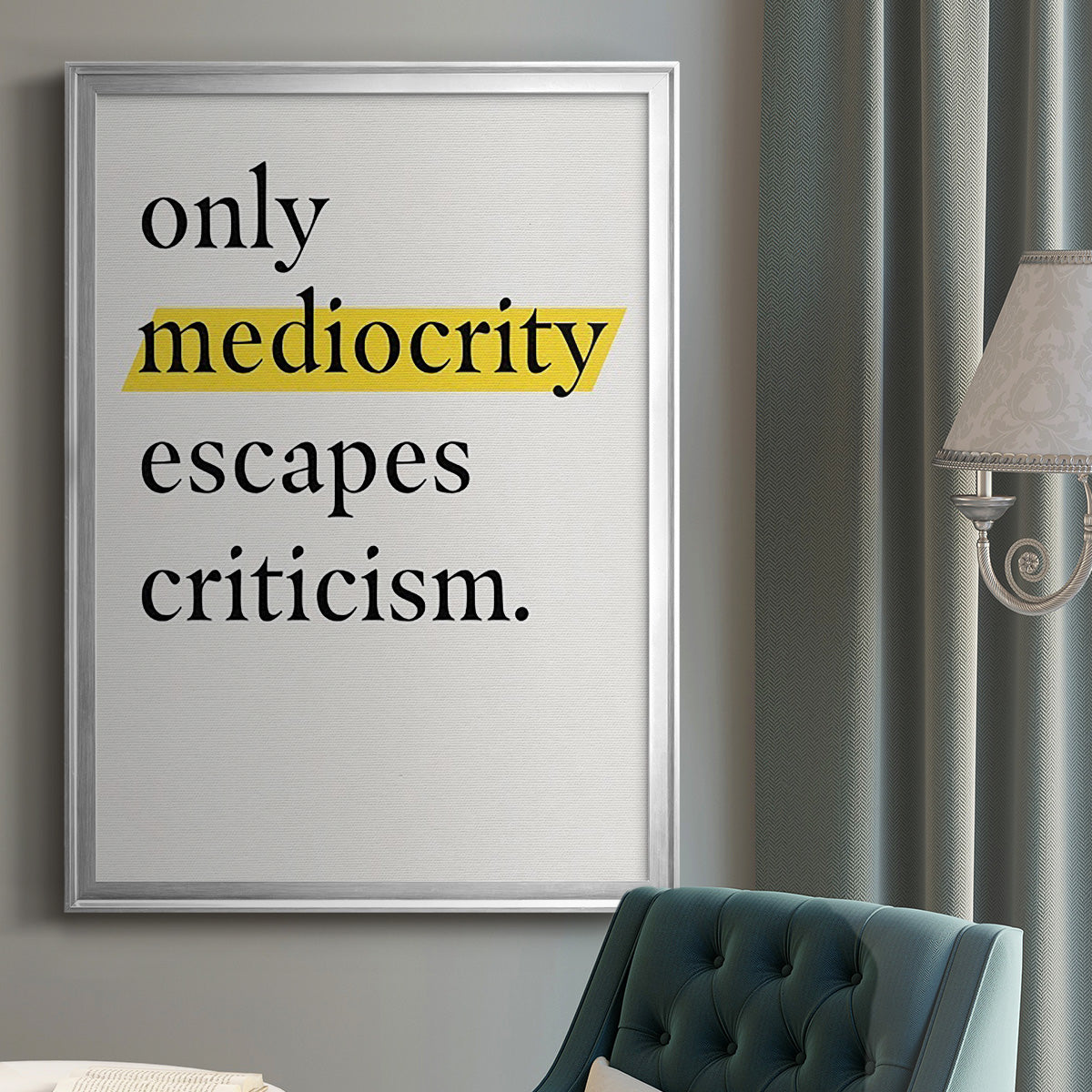 Bro-Inspo II - Modern Framed Canvas Print