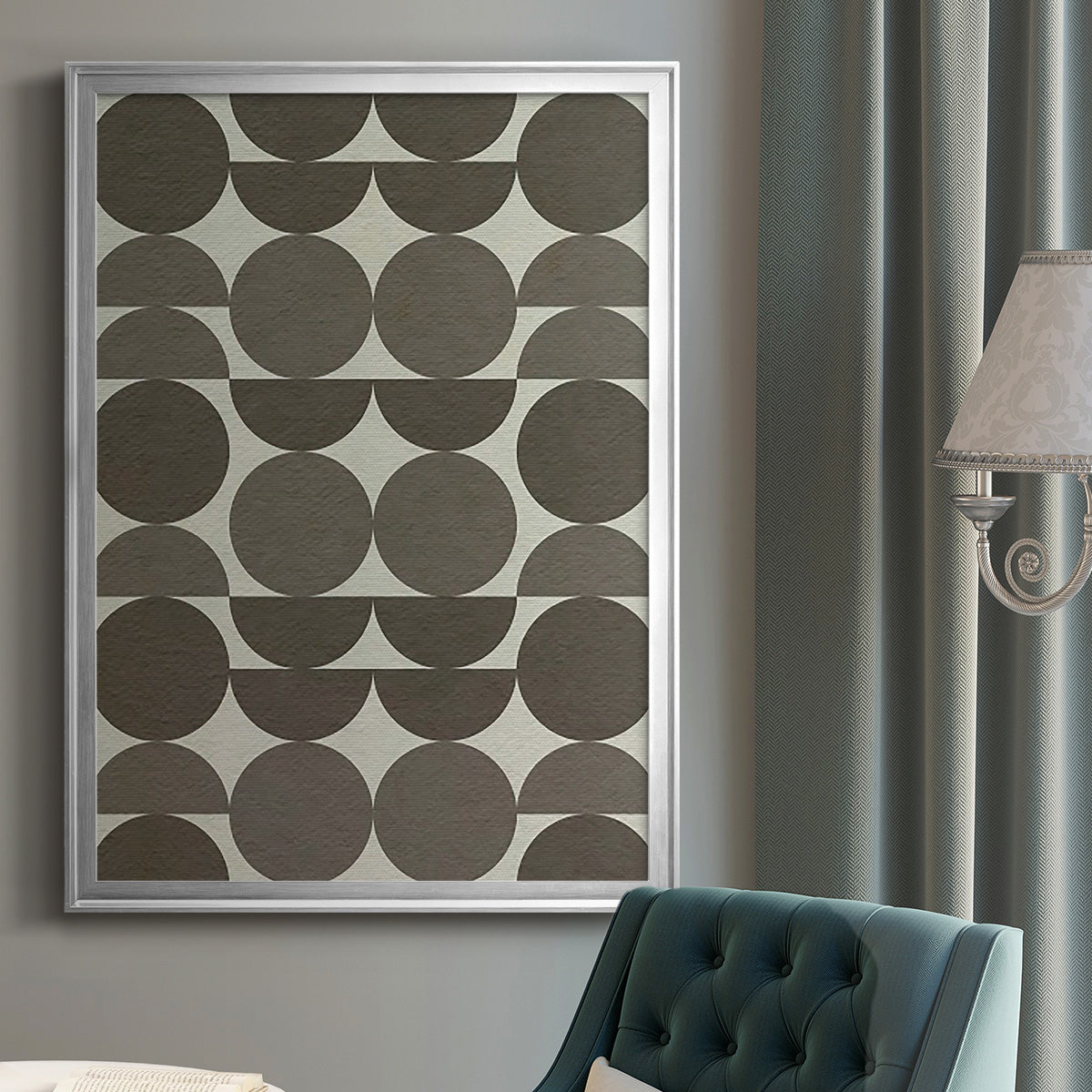 Neutral Subtle Shift I - Modern Framed Canvas Print