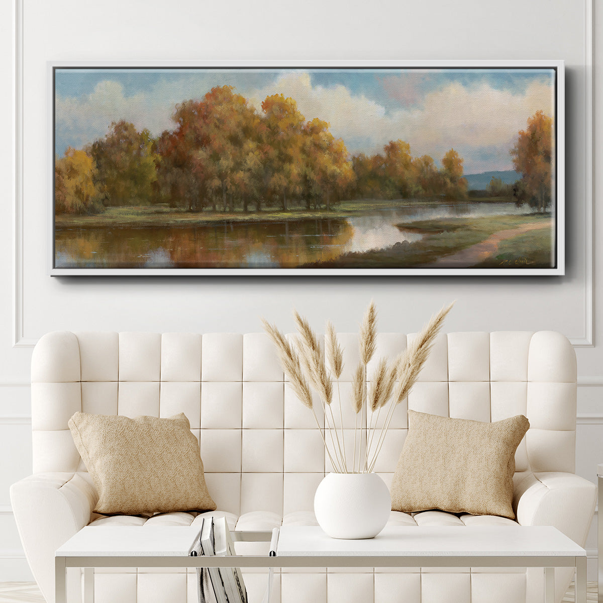 Shenandoah II - Floater Framed Canvas Print