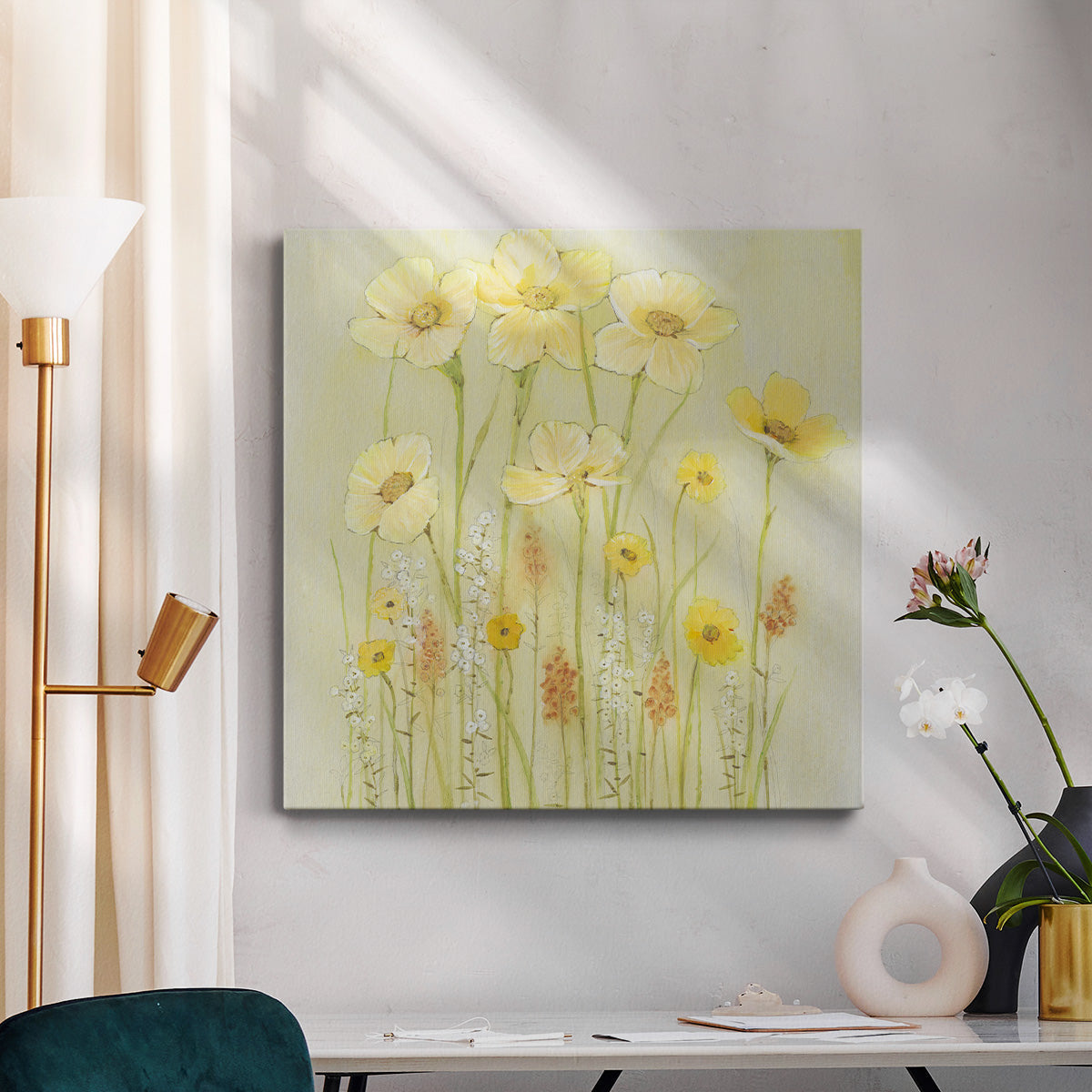 Soft Spring Floral I - Canvas Art Print