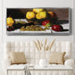 Still Life with Pears and Grapes, 1867 - Floater Framed Canvas Print