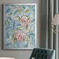 Faded Camellias II - Modern Framed Canvas Print