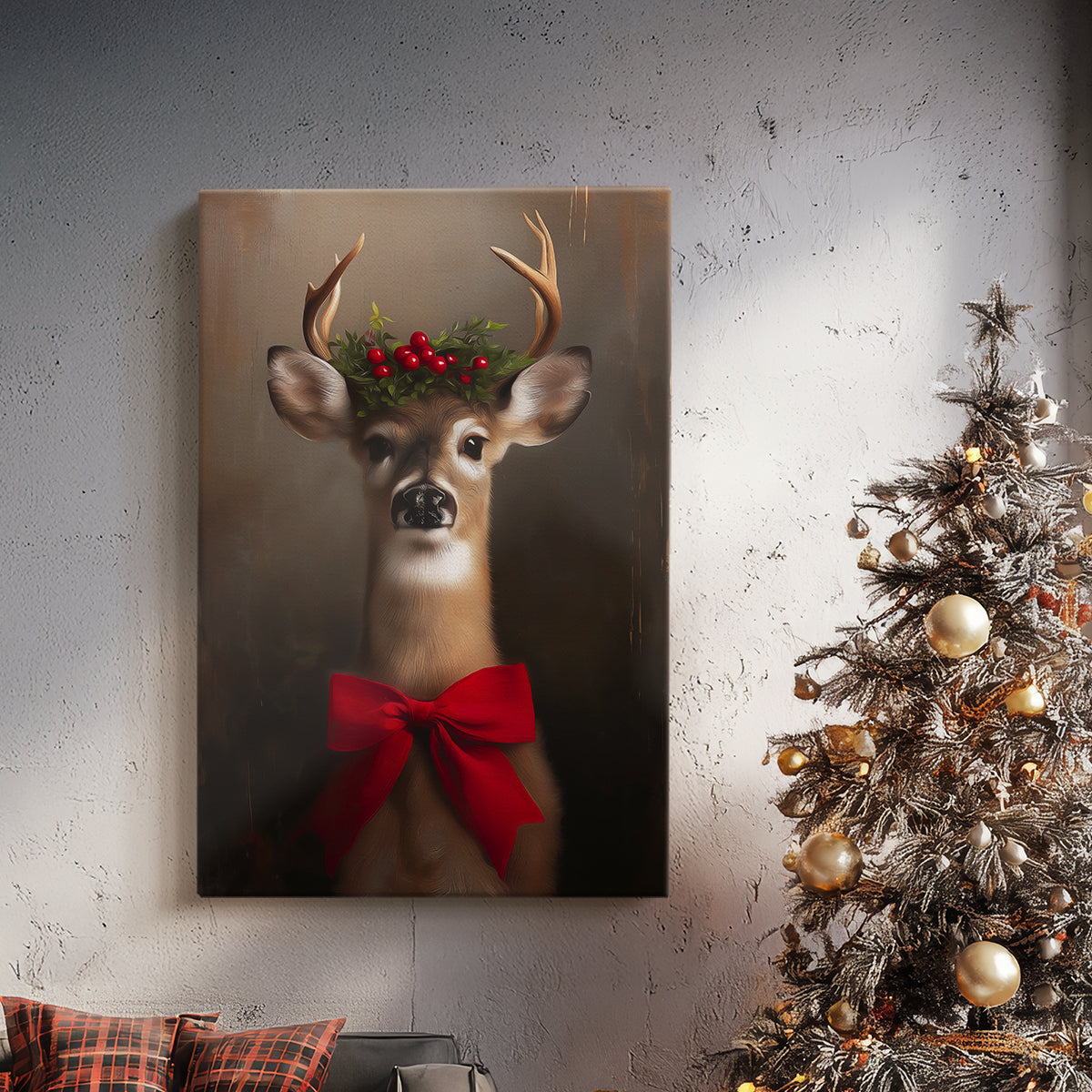 Amber Serenade of Night - Canvas Art Print