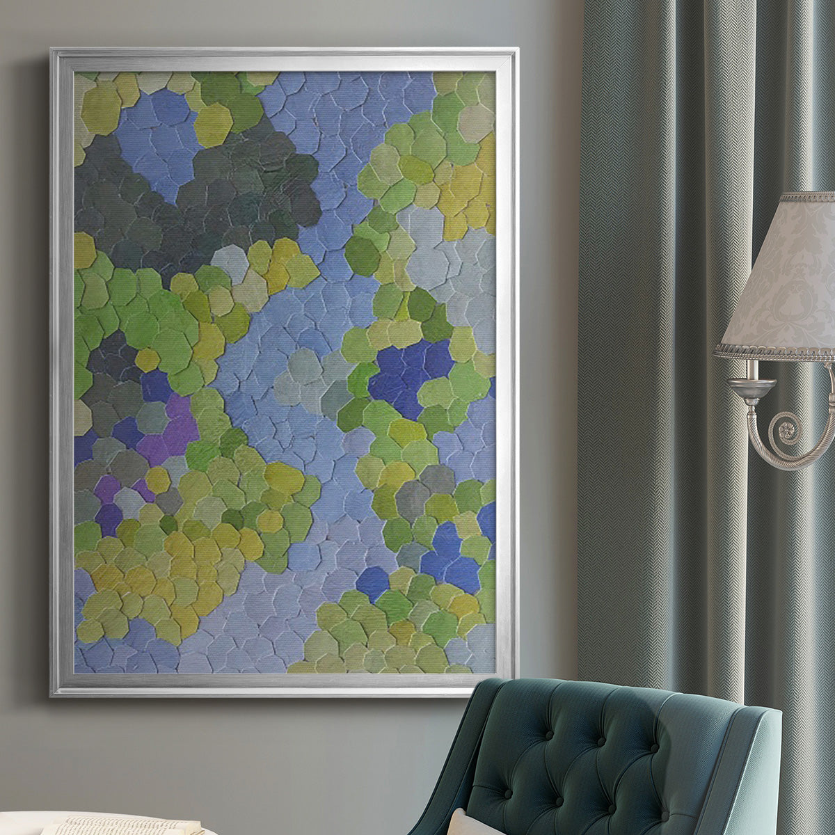 Estes Park - Modern Framed Canvas Print