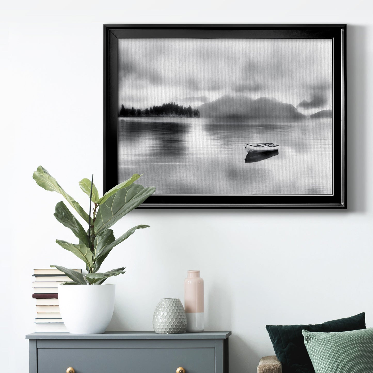 Mystic Moment - Modern Framed Canvas Print