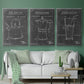 Morning Routine IV - Floater Framed Canvas Set