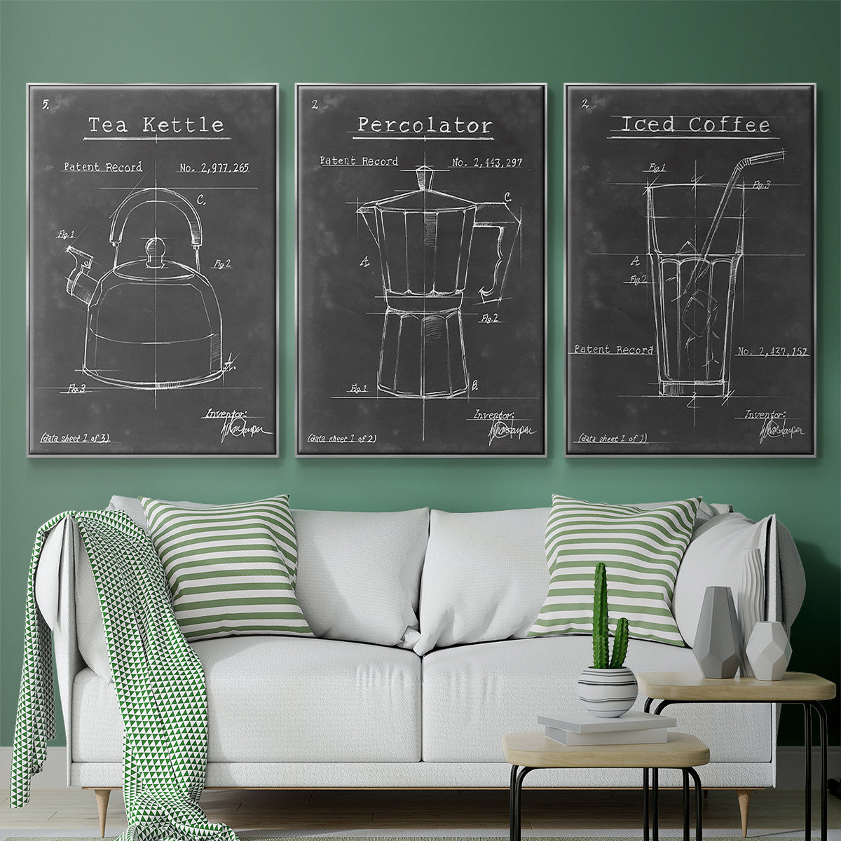 Morning Routine IV - Floater Framed Canvas Set
