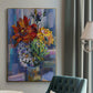 Modern Bouquet - Floater Framed Canvas Print
