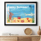 Cute Sea Creatures I - Modern Framed Art Print