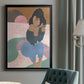 Curly Lady II - Modern Framed Canvas Print