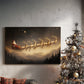 Amber Whisper of Candle - Canvas Art Print