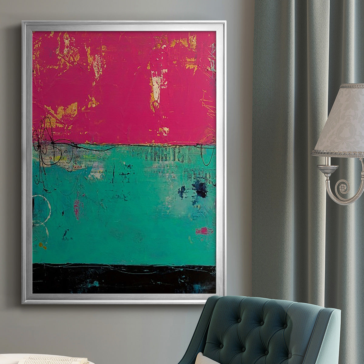 Good Mood - Modern Framed Canvas Print